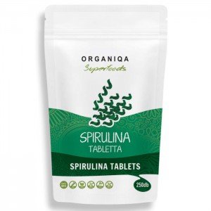 Organiqa bio spirulina tabletta 250db
