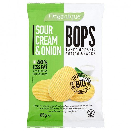 Organique Bio Chips Hagymás-Tejfölös 85 g