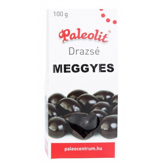 Paleolit meggyes drazsé dobozos 100g Paleolit meggyes drazsé dobozos 100g