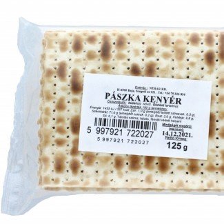 Pászka kenyér búzalisztből 125g 