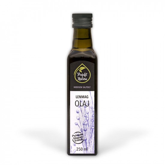 Perfekt natura hidegen sajtolt lenmag olaj 250ml