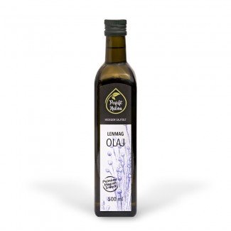 Perfekt natura hidegen sajtolt lenmag olaj 500ml