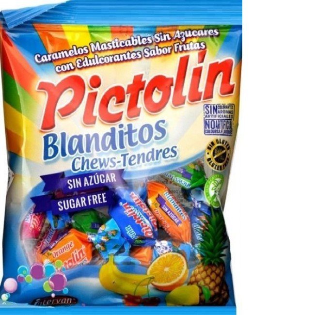 Pictolin blanditos cukormentes puhakaramell gyümölcsös 65g