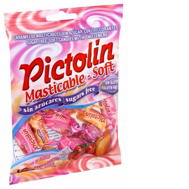 Pictolin cukormentes puhakaramell gyümölcsös 56g