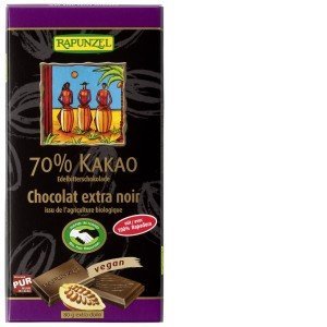 Rapunzel bio keserűcsokoládé 70% 80g 