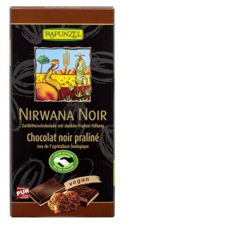 Rapunzel bio nirwana noir keserűcsoki 100g 
