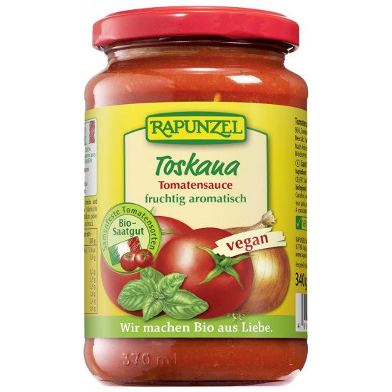 Rapunzel bio paradicsomszósz toscana 340g