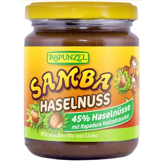 Rapunzel bio samba mogyorókrém 250g 