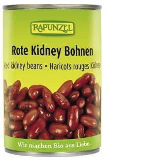 Rapunzel bio vörös kidney bab sós lében 400g 