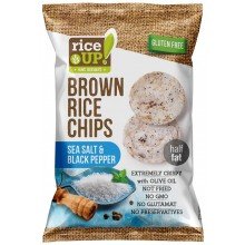 Rice up barnarizs chips sós+bors 60g