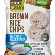Rice up barnarizs chips sós+bors 60g