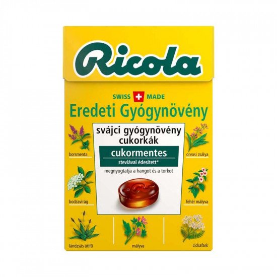 Ricola cukorka original herbs 40g