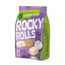 Rocky rolls puffasztott rizskorong kókusz-fehércsokoládé 70g