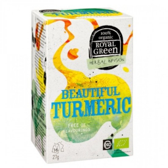 Royal green bio tea kurkuma - citrom 16filter