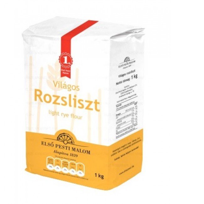 Rozsliszt rl-90 világos ferencárosi 1000g 