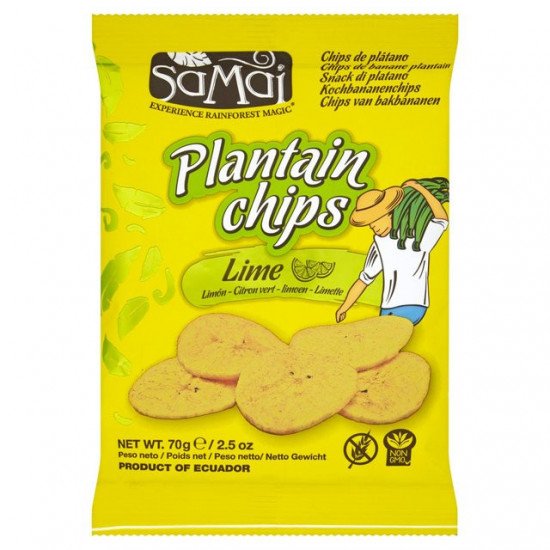 Samai plantain chips lime 70g