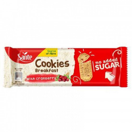 Sante cookies breakfast hozzáadott cukor nélkül áfonya 50g