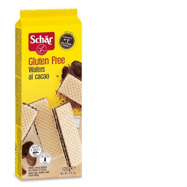 Schar gluténmentes wafer kakaós ostya 125g Schar gluténmentes wafer kakaós ostya 125g