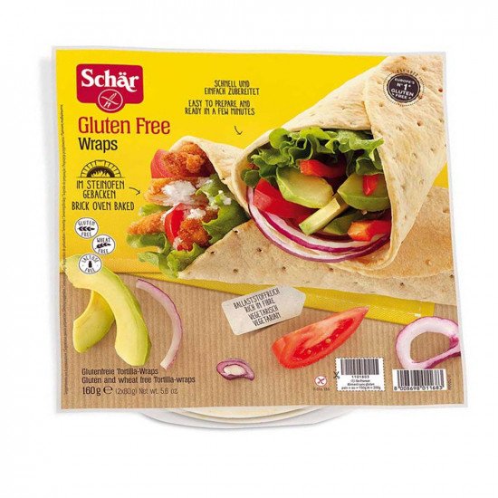 Schar gluténmentes wraps 160g