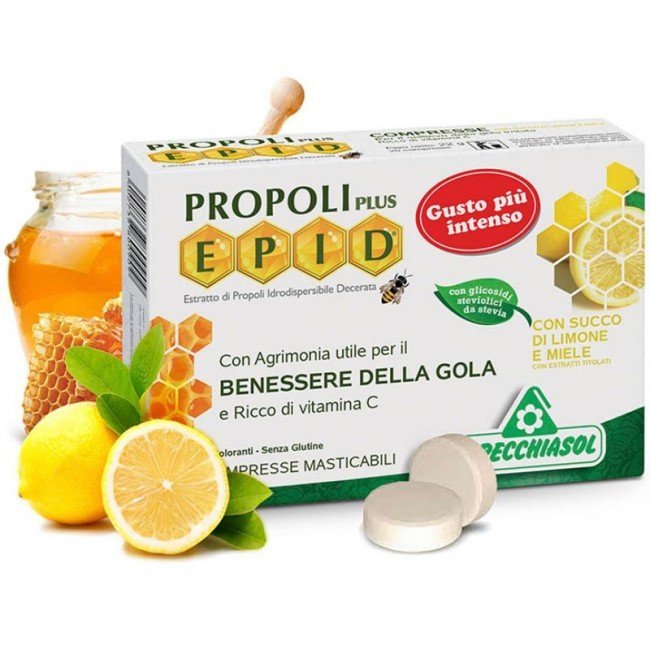 Specchiasol Cukormentes Propolisz szopogatós tabletta mézes-citromos íz 20db