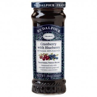 St.Dalfour lekvár vörös+Kék áfonya 284g 