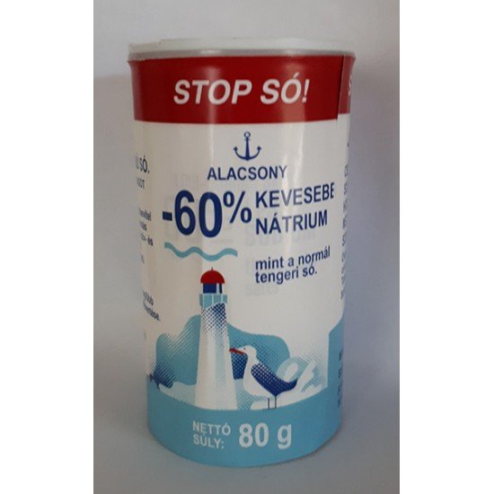 Stop-só alacsony natriumtartalmú tengeri só 80g
