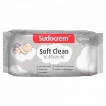Sudocrem törlőkendő soft clean 55db
