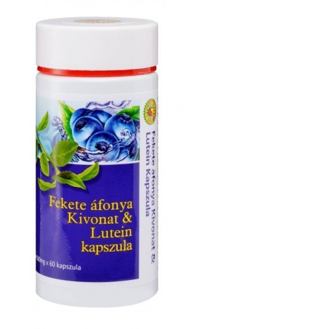Sun moon fekete áfonya-lutein kapszula 60db