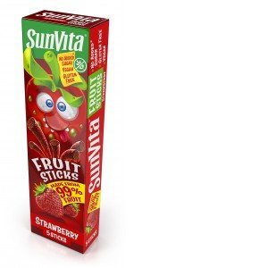 Sunvita gyümölcsszelet eper 5x20g