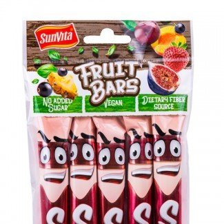 Sunvita gyümölcsszelet epres 5X15g