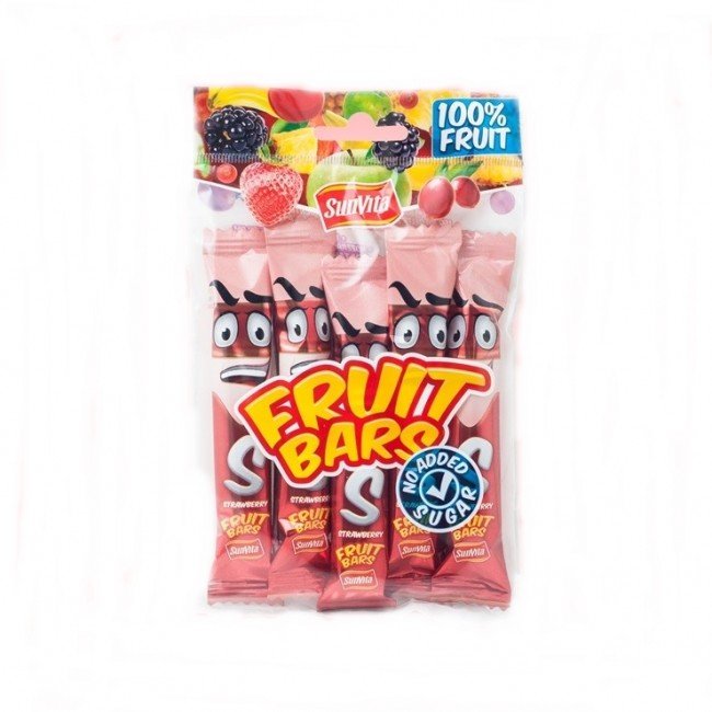 Sunvita gyümölcsszelet mini eper 5x10g