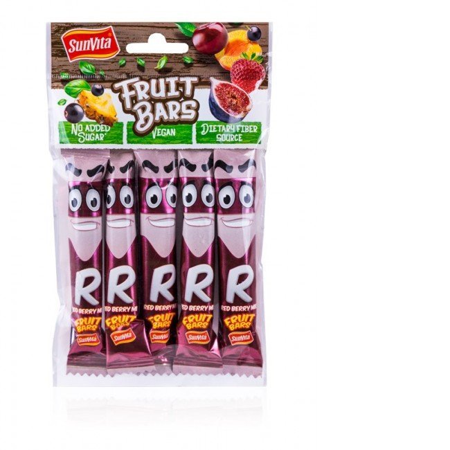 Sunvita gyümölcsszelet piros bogyós 5X15g