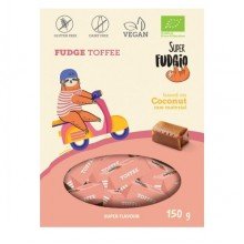 SUPER FUDGIO BIO tejmentes Toffe izű karamella 150g