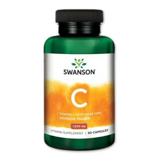 Swanson c-Vitamin 1000 mg csipkebogyóval 90db