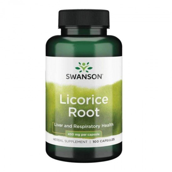 Swanson licorice root édesgyökér kapszula 100db