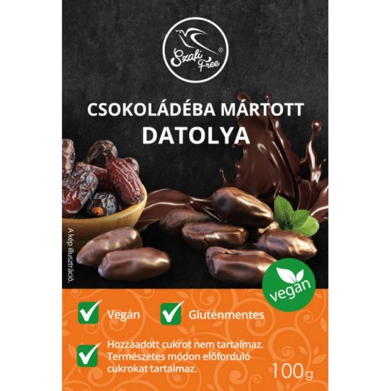 Szafi free datolya csokoládéba mártott 100g