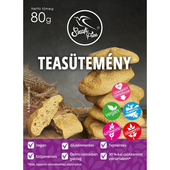 Szafi Free Teasütemény gluténmentes 80g