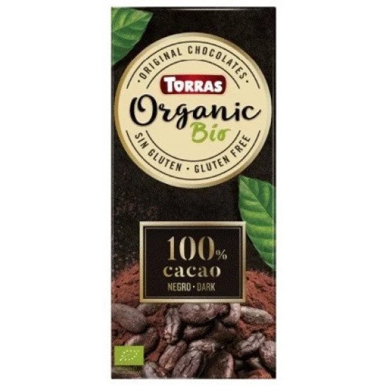 Torras bio étcsokoládé 100% kakaótartalom 100g