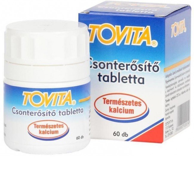 Tovita csonterősítő tabletta 60db Tovita csonterősítő tabletta 60db