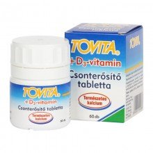 Tovita csonterősítő tabletta+D3 vitamin 60db