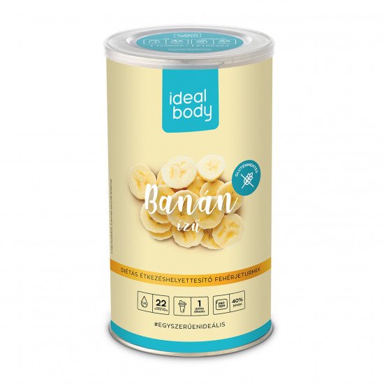 IdealBody étkezéshelyettesítő fehérjeturmix - banán 525g