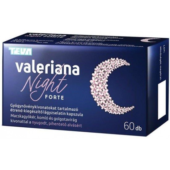 Valeriana night forte kapszula 60db