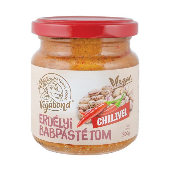 Vegabond babpástétom chilivel 200g 