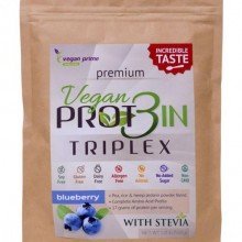 Vegan prot3in fehérje triplex áfonya 550g