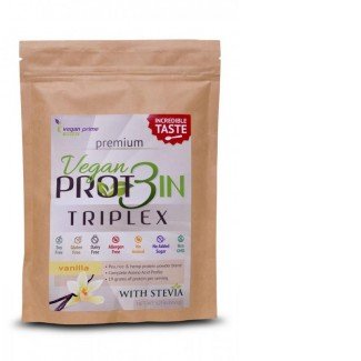 Vegan prot3in triplex fehérje vanilia 550g