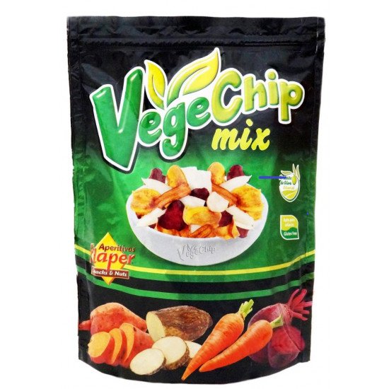 Vegechip zöldség chips vegyes gluténmentes 70g