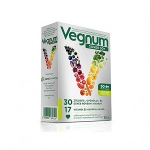 Vegnum silver 50+ multivitamin 30db