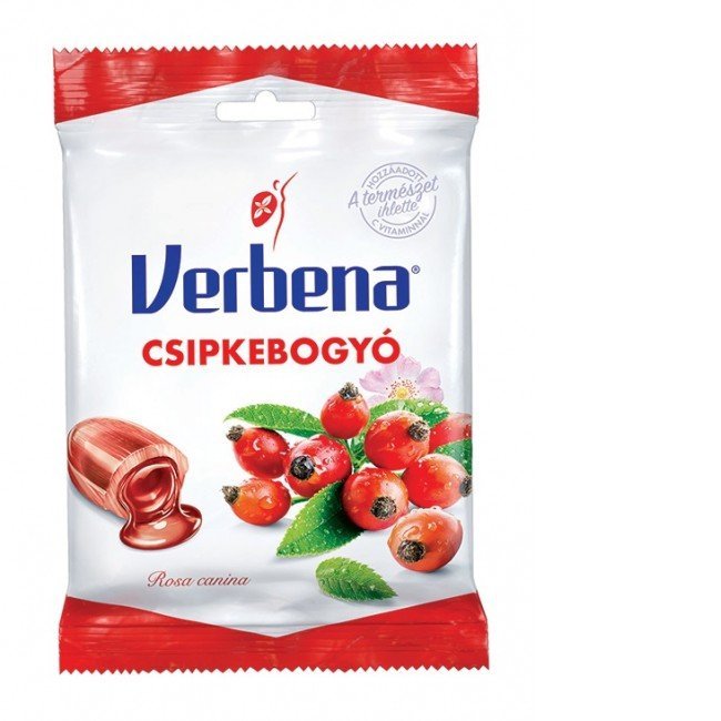 Verbena cukorka csipkebogyó 60g 