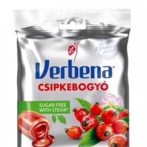 Verbena cukorka csipkebogyó light 60g 