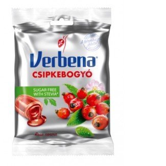 Verbena cukorka csipkebogyó light 60g 